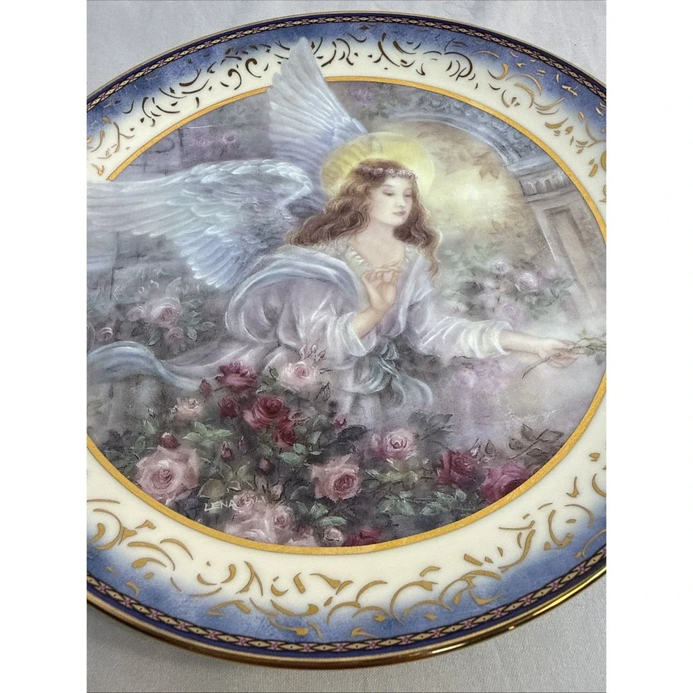 Lenox Lena Liu On Loving Wings Collector Plate 1998 Angelic Visions 2584A 8